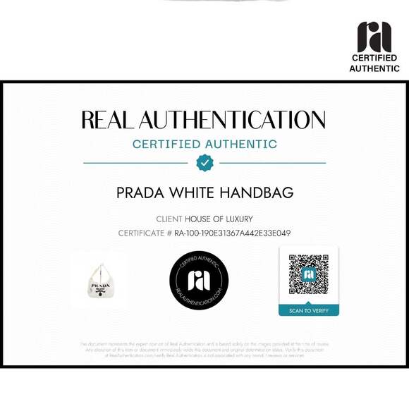 Prada White Terry Cloth Re-Edition 2000 Mini Bag - Picture 3 of 7